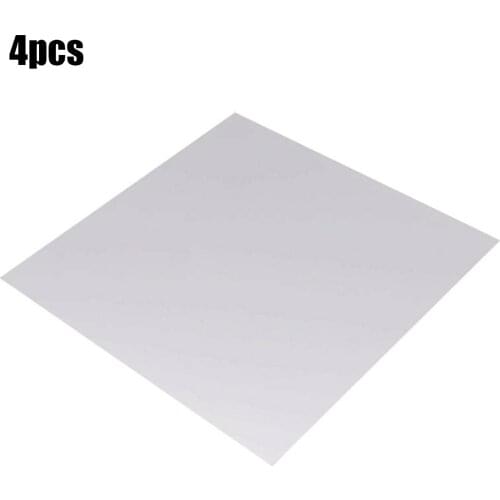 New 4 Pieces Of Mirror Sticker Glass Tile Wall Sticker Square Paper 30cm With Adhesive Living Room Decoration Bathroom Home