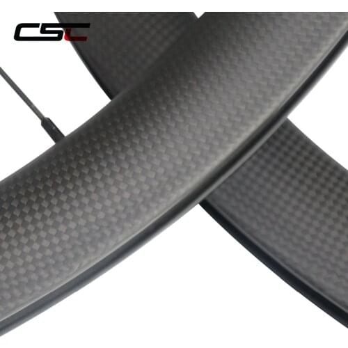 SAT No outer Holes Carbon Cyclocross Wheels Clincher and Tubeless Ready Straight Pull Hub U Shape 6 Bolts