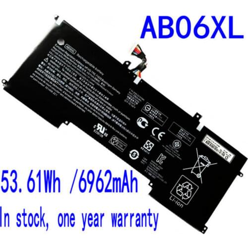100% Brand new HP AB06XL Battery For HP ENVY13-AD110TU AD022TU AD023TU AD024 AD027TU TPN-I128 921438-855 921408-271 Laptop