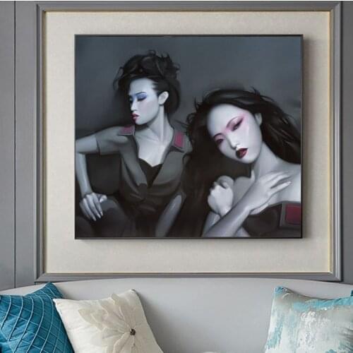 Famous Chinese Lv Yanjun LimitedHuge Sizes by Hand Made Oil Painting on Canvas for Wall Painting