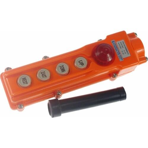 1)For Hoist Crane Pendant Control Station Push Button Switch Rainproof COB-62H