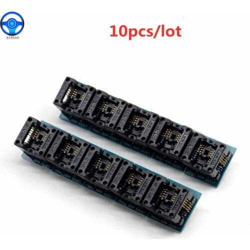 10pcs SOIC8 SOP8 to DIP8 EZ Socket Converter Module Programmer Output Power Adapter With 150mil Connector SOIC 8 SOP 8 To DIP 8