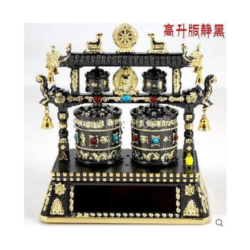 3.Free shipping double merit Car solar cycle by turning the cylinder automobile car car ornaments Jushi