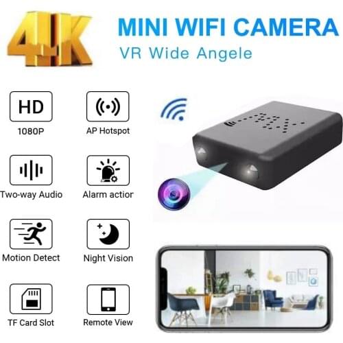 4K 1080P Mini Camera wifi /DV Sport Secret Camcorder Infrared Night Vision Micro Camera Motion Detection Video Voice Recorder