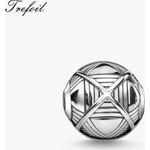 DIY Beads Ethno Charm,Fashion 925 Sterling Silver Jewelry Ethnic Gift For Women Men Fit Bracelets Necklace Choker 2019 New