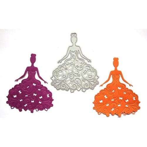 DIY Scrapbooking Dies Albums Steel Girls AngelBaby Dies Cut Embosses Dies Scrapbook Princess Girls Decoration Arts Crafts Dies