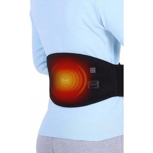 Electric Heating Pad Waist Brace Support Relief Pain Warmer Belt Therapy Pain Relief Women Uterus Warmer Belt
