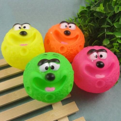PVC Chew Sound Dogs Play Fetching Squeak Toys Funny Pets Dog Puppy Cat Ball Teeth Toy Pet Supplies