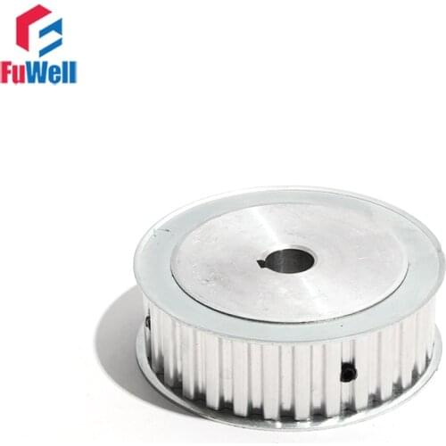 L-40 L Type Toothed Belt Pulley with Keyway 21/27mm Belt Width 40Teeth Timing Pulley Aluminum Alloy Transmission Pulley