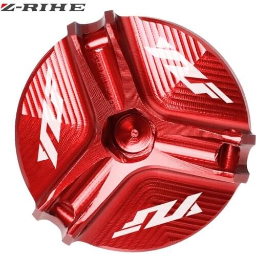 Motorcycle Engine Oil Filter Cup Plug Cover Screw For YAMAHA YZF R1 R3 R6 YZFR1 YZFR6 CNC Aluminum Accessories one piece for YZF