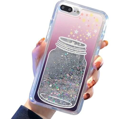 Soft TPU Phone Case For iPhone X XS XR Xs Max Case High Quality Quicksand Cover For iPhone 7 8 Plus 6 6s Plus Glitter Phone Case