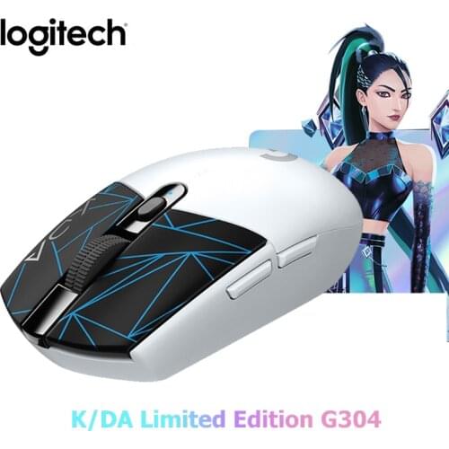 Logitech G304 KDA Ltd Edition Wireless Gaming Mouse With 12K DPI HERO Sensor LIGHTSPEED Wireless Mice For PC Laptop Gamer
