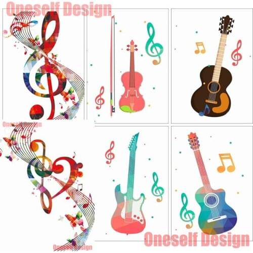 New popular 5d diamond cross stitch guitar 5d diamond painting full square guitar diy diamond embroidery sale 5d diamond art kit