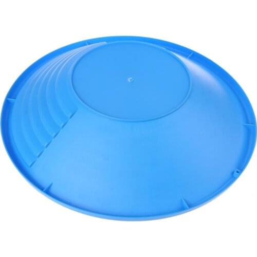 15" Plastic Gold Pan Gold Basin For Sand Mud Mineral Processing Tools