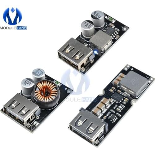 QC3.0 QC2.0 USB DC-DC Buck Converter Charging Step Down Module 6V-32V 9V 12V 24V to Fast Quick Charger Circuit Board 3V 5V 12V