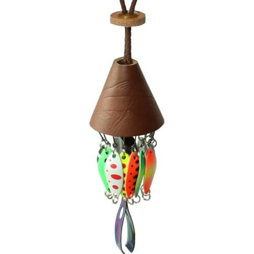 Pure Leather Lure Bag Fishing-Spoon Set Fishing-Bag Lure Spoon-Bag Artificial Lure Fishing Tool