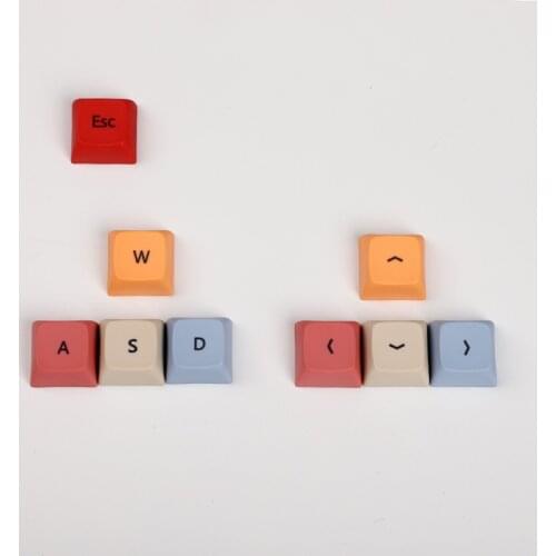 XDA height keycap sublimation pbt material personality esc wsad direction keys mechanical keyboard ball cap