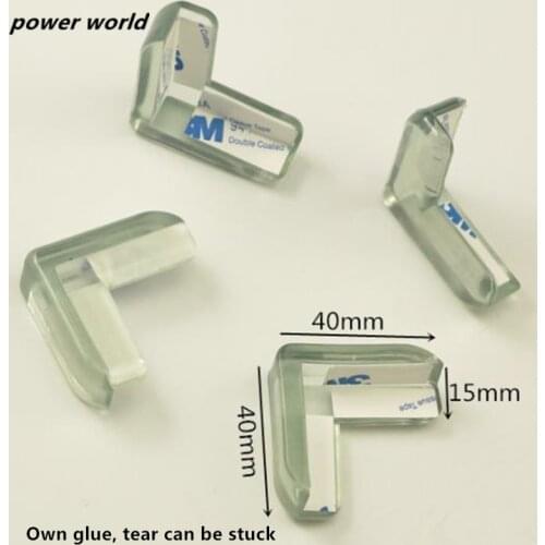 10pcs Anticollision Edge/Guards Angle/Baby table corner tea table glass protection corner Protector collision transparent