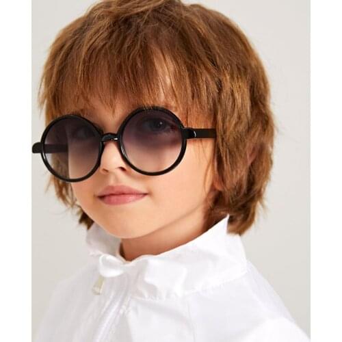 2020 Brand new Round Kids sunglasses Boys&girls Vintage fashion glasses UV400 Cute Birthday Gift child oculos de sol N509