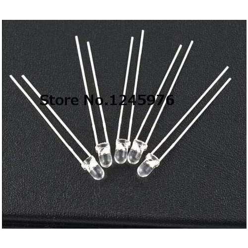 3mm 940NM infrared Photosensitive receiving LED Light Beads