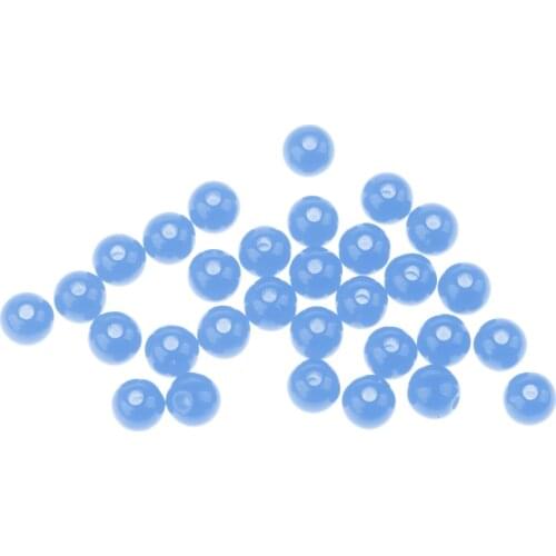 30pcs Fishing Beads Lure Line Beads Round Carp Fishing Beads Terminal Tackle