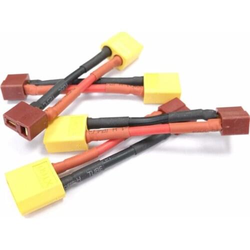 T Female to XT60 male Adapter Converter cable 50mm for RC Lipo Battery