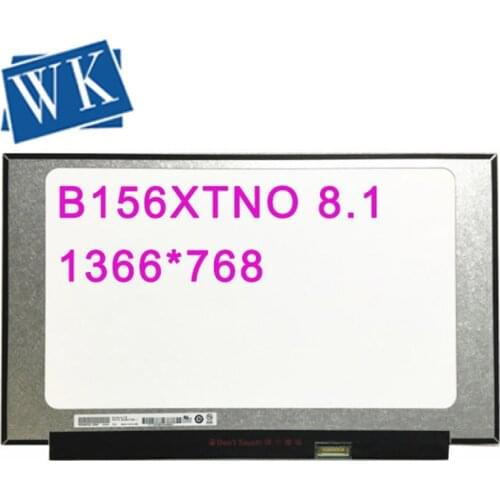 Free shipping Original B156XTN08.1 B156XTN08.1 15.6''inch Laptop Lcd Screen 1366*768 30 Pins