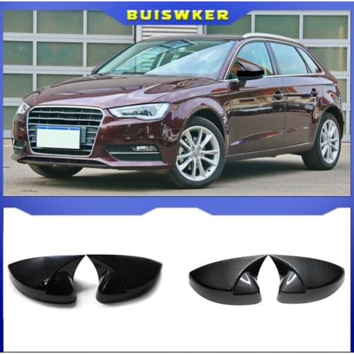 For audi Rear View Side Car Mirror Cover for Audi A3 S3 8V RS3 2013 2014 2015 2016 2018 2017 2019 car RearView Mirror Case Cover
