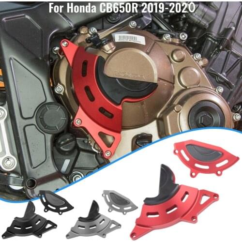 2020 CB650R Motorcycle Engine Case Stator Clutch Cover Guards Crash Pad Frame Sliders Protector for Honda CB 650R CB650 R 2019