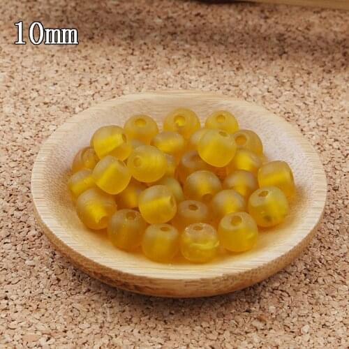 Color Frosted Glass Rice Beads Round Abacus Loose Necklaces Bracelets DIY Handmade Beaded Necklace Materials Jewelry Accesso