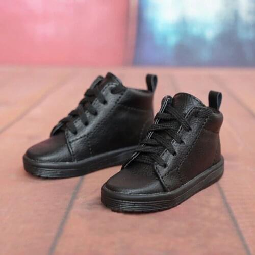 D01-P028 children handmade toy 1/3 1/4 Doll Accessories BJD/SD doll shoes High-top casual shoes sneakers 1pair