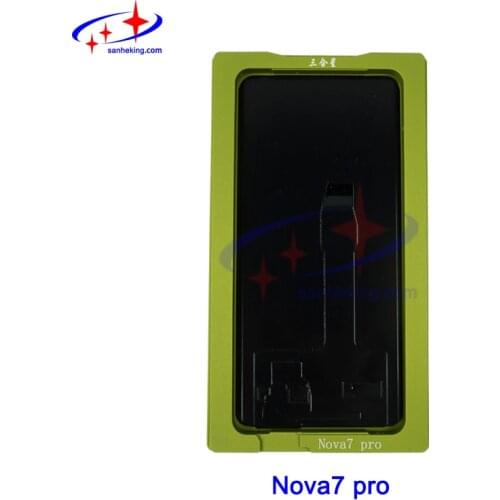 For Huawei Nova7 Pro Screen Lamination Mold LCD Touch Screen Front Glass OCA Glue Location Mat 2in1 Green Mold