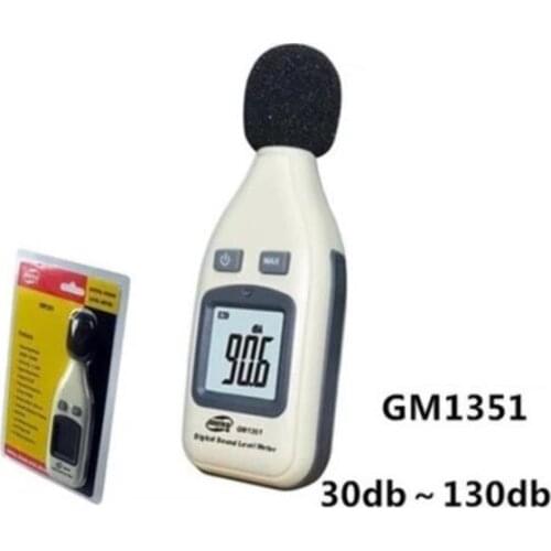GM1351 30-130dBA Accuracy Decibel Monitor Tester LCD Digital Sound Level Meter Noise Tester (No Battery)