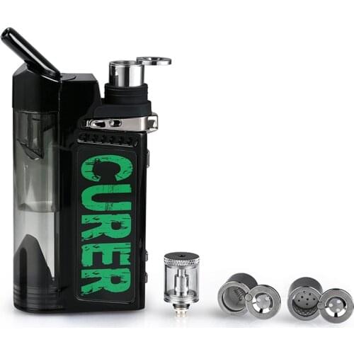 Curer 3-in-1 Temperature Control Dry Herb & Wax Concentrates & Thick Oil Baking Electric Dab Rig Kit
