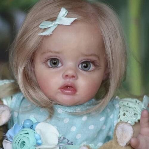 RBG Flo Mini Elf Vinyl 12 Inches Reborn Baby Doll Lifelike Unpainted Unfinished Parts DIY Blank Kit Toys For Girl Gift LoL