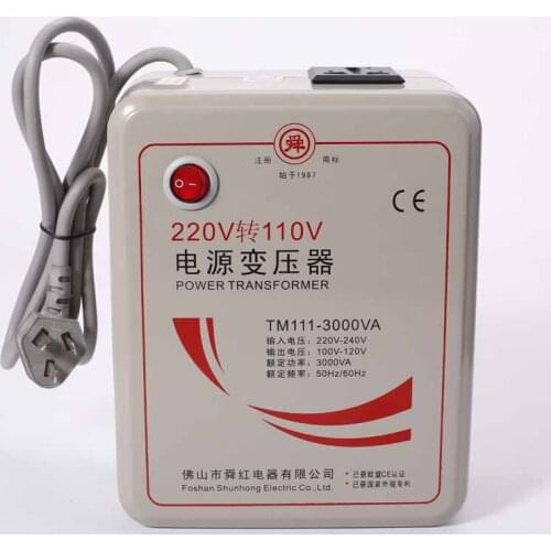 New 220 V To 110 V 3000W Step Down Voltage Converter Transformer Converts 3000 Watts