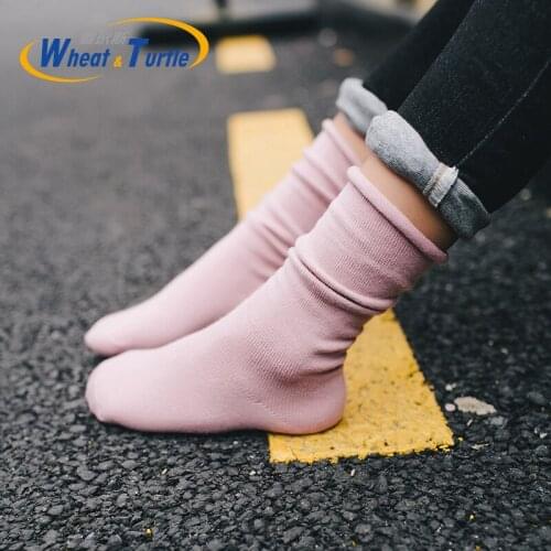 Mother Kids Childrens Clothing Socks Thincken Autumn Winter Soft Cotton Unisex Socks Solid Color Socks For Baby Kids Child