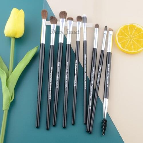 Pro Makeup brushes set High quality Powder Highlighter angle blush shadow Eyeshadow crease fan make up brush complete kit