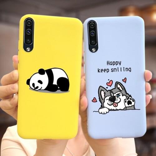 For Samsung Galaxy A70 Case A705F Soft Silicon Cute Candy Cartoon Cover For Samsung A70 A 50 A505F Phone Cases Shockproof Bumper