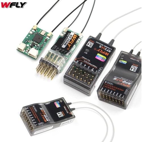 WFLY 2.4GHz RF201S RF204W RF206S RF207S RF209S Receiver ET series ET06 ET07 ET12 S.BUS PPM PWM 4/6/7/9CH RC FPV Radio System