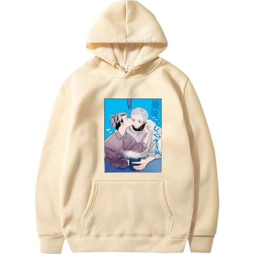 Japanese Anime Tokyo Revengers Creativity Sweatshirts Graphic Streetwear Clothing Pullover