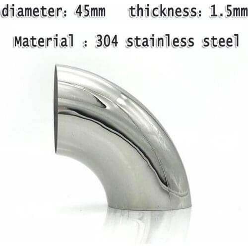 Auto Exhaust Pipe Elbow 1Pcs Engine Silver Replacement Stainless Steel