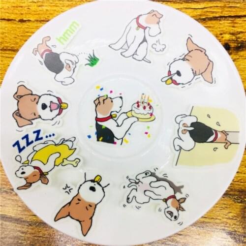 40 PCS Pack Cartoon Cute dog Stickers Set Toy Sticker For Luggage Skateboard Laptop Sticker Refrigerator Stationery Stickers