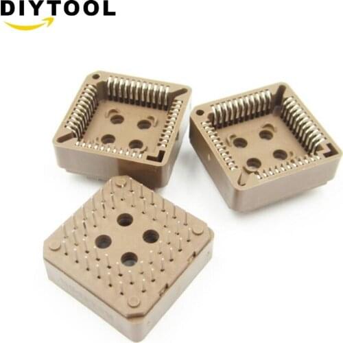 5/10PCS PLCC-44 Pin IC Socket Adapter PLCC Converter Adapter DIP B2AM