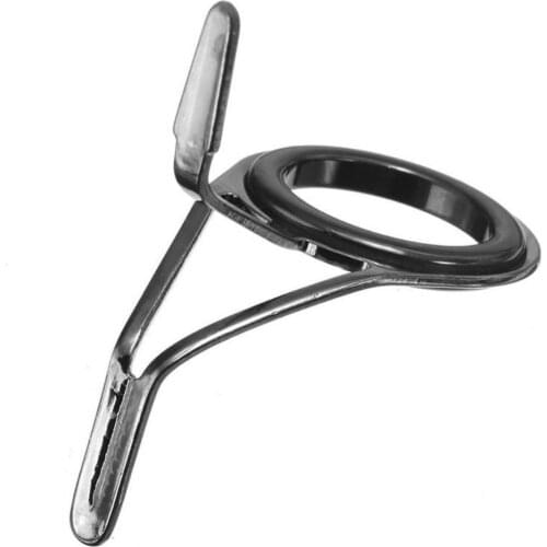 7Pcs Stainless Steel Mixed Size Fishing Rod Guides Tip Top Eye Line Rings Building Repair Kit For Fishing Accessory