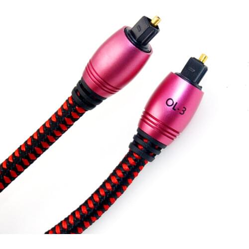 Hifi Audiophile Optilink-3 Toslink Fiber Optic Audio Cable