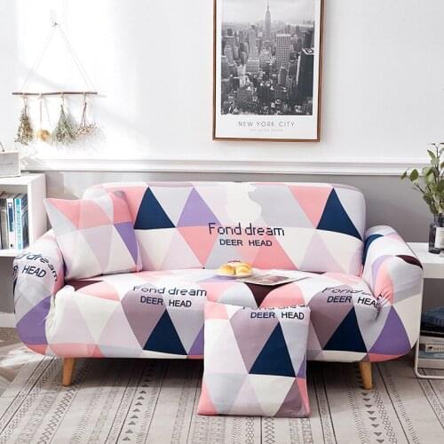 1/2/3/4 Seater Stretch Slipcovers Sofa Cover Set Elastic Couch Cover Sofa Covers for Living Room cubre sofa L shape Chair Cover