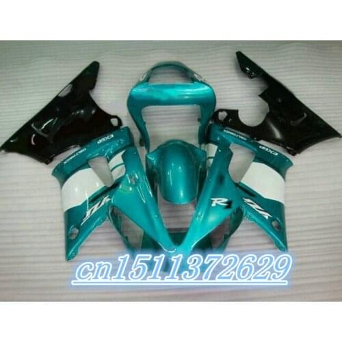 Dor- ABS Fairing Kit for YZF R1 00-01 YZF-R1 2000-2001 YZF1000 1000 YZFR1 00 01 2000 2001 for black green white