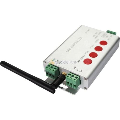 H806SB LED WIFI SPI Controller;Max 2048 pixels SD Card controlled;Support WS2811/WS2812B/UCS1903/SK6812/LPD8806/APA102/WS2801