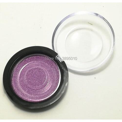 Eyelash Packing Box DIY Refillable Case Empty Cosmetic Containers black False Eyelashes jar F1163